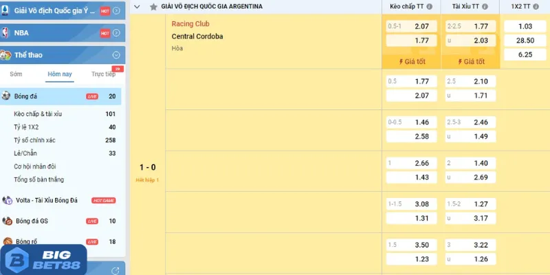 Bigbet88 phổ cập kiến thức kèo rung